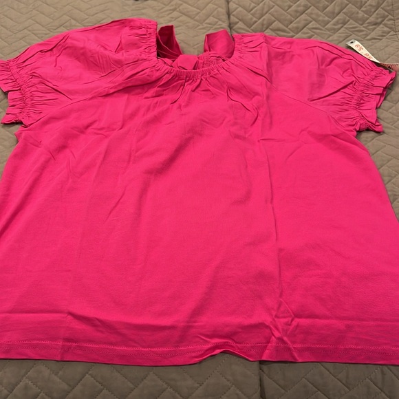 J. Crew Fuchsia Tie-back top/NWT/M - Picture 4 of 12